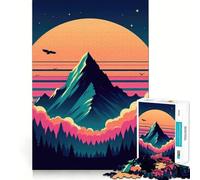 Retrowave V Jigsaw Puzzles 1000 Pieces for Adults Boost Memory Peaceful Fun Premium Cut Memorable Gift (38x26cm)