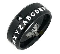 Retroworks Secret Decoder Ring - Authentic Project MC2 / Secret Window - 2nd of the Decoder Ring Series, USA 13, Stainless Steel