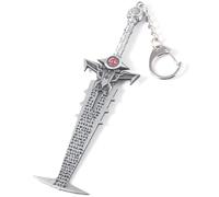 retsamradassaT Game Inspired Doom Eternal Crucible Blade Pendant Keychain Slayer Sword