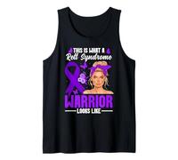 Rett Syndrome Awareness Women Warrior Rett Syndrome Tank Top