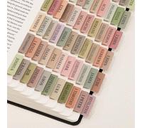RETTACY Bible Tabs, for Women & Men, 66 Tabs for Old & New Testament, Additional 18 Tabs for Apocrypha, Bible Study Supplies & Christian Gifts (Boho)