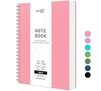 RETTACY Blank Notebook A4, Plain Note book 120gsm With 300 pages/150 Sheets for Drawing, Flexible Plastic Cover, for Sketch Writing Women Men School, 21.5 x 27.9cm - Pink
