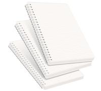 RETTACY Dot Grid Notebook Spiral - 3 Pack Dotted Bullet Grid Journal with 480 Pages,100gsm Thick Dotted Paper,5.7"x 8.3"