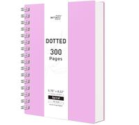 RETTACY Notebook A5 Spiral Bound, 100gsm Dotted paper, Waterproof notepad, 300Pages /150 Sheets for Writing Drawing Work Office School, 14.5 x 21cm - Purple