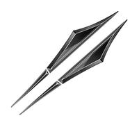 RETTYAT Car Emblem for Honda, Badge Emblem Logo Stickers Front Hood Trunk Emblem 3D Front Grille Replacement Emblem Badge Decals Rear Trunk Logo Car Accessories,F