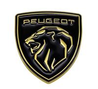 RETTYAT Car Emblem for Peugeot Partner Tepee 2008-2018, Chrome Plastic Metal Emblem, Front Grille Hood Rear Trunk, Compact Car, D