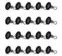 RETUOLWAG 20Pcs Glow In Dark Fishing Connector And Swivels For Enhanced Night Fishing Crosses Line Fishing Swivels Connector Set T Shape Fishing Line Connector