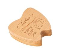 RETUOLWAG Children Tooth Box For Lost Baby Teeth Wooden Storage Case Decorative Nursery Collection Wooden Tooth Box