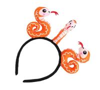 RETUOLWAG Chinese New Year Celebration Mascots Snake Headband With Soft Fabric Prank Hairhoop For Holiday Gathering Party Supply