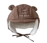 RETUOLWAG Cold Weather Hat For Infants Ventilated Rapiddry Substance Double Fleece Plan Ear Thawing 0-2 Age Winter Baby With Ear Flippers