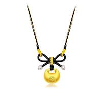 RETUOLWAG Fat Fu Bowknot Pendant Necklace Delicate Clavicle Chain Peace Neckchain 2024 Chinese Choker Necklace Jewelry