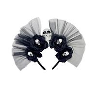 RETUOLWAG Flower Crown Headband Halloween Cincos Des Mayoes Party Costume Dias Des Los Muerto Headpiece Photography Props Womens Dia De Los Muerto Headband