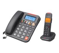 RETUOLWAG High Sound Corded Telephone With 1 Touches Speed Dials And Adjustable Volumes Control