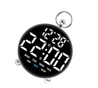 RETUOLWAG Multifunctional LED Digital Clock With Large Display And Integrated Double Alarm Date Week 24Hour Display For Home Digital Alarm Clock