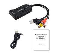 RETUOLWAG USB Video Captures Card For Multiple Source To Digital Converter Edit And Record Videos From Various Devices