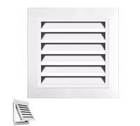 Return Air Filter Grille Vent CoverRemovable Louvered Access Panel for Wall/Ceiling Access Panel for Hotels & DrywallWhite 20x20in (500x500mm)