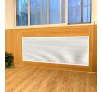 Return Air Grille - No Drilling, HAVC Cold Air Return Vent Cover for Sidewall and Ceiling Kitchen Bathroom Ventilation, Customizable Sizes & Colors(White,14x14in/35x35cm)