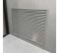 Return Air Grille - No Drilling, HAVC Cold Air Return Vent Cover for Sidewall and Ceiling Kitchen Bathroom Ventilation, Customizable Sizes & Colors(Light Gray,10x10in/25x25cm)