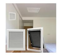 Return Air Vent Cover for Wall Or Ceiling, Aluminum Return Air Filter Grilles Removable Face/Door, HVAC Cold Air Intake Grille, Airflow Ventilation Grille for Home(White HxW,14x26in)