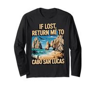 Return Me Tropical Summer Mexican Mexico Cabo San Lucas Long Sleeve T-Shirt
