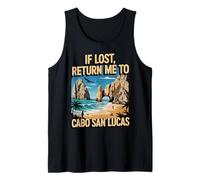 Return Me Tropical Summer Mexican Mexico Cabo San Lucas Tank Top