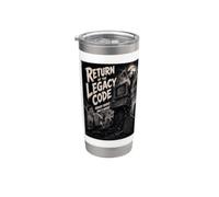 Return of The Legacy Code Funny Programmer Old Movie Poster Stainless Steel Insulated Tumbler
