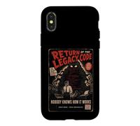Return Of The Legacy Code IT Developer Retro Movie Poster Case for iPhone X/XS