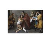 Return of The Prodigal Son 1667 Picture Print Wall Art Canvas Artworks Room Aesthetic 12x18inch(30x45cm)