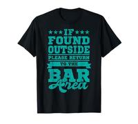Return to Bar Area Retro Funny Drinking Humor T-Shirt