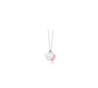 Return To Pink Mini Double Hearts Classic Heart Double Heart Pendant Necklace