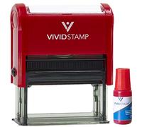 Return to Sender Not at This Address Self Inking Rubber Stamp Combo with Refill (Red Ink) - Medium