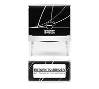 Return to Sender Stamp - No Longer At This Address - Self Inking - 45mm x 18mm (Black Ink)