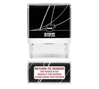 Return to Sender Stamp - Self Inking - 37mm x 12mm (Red Ink)