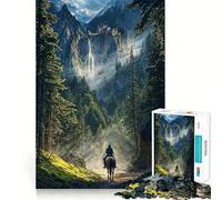 Return to The Hidden Valley Jigsaw Puzzles for Teenagers 1000 Piece Brain Workout Toy Mental Relax Art Assembly Unique Gift (38x26cm)