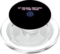 Return To Void Cosmic Space Quote PopSockets PopGrip for MagSafe