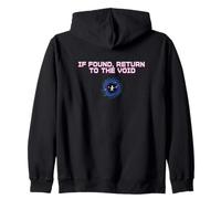 Return To Void Cosmic Space Quote Zip Hoodie