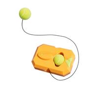 Return Trainer Set for Home Backyard Drills, Weighted Base, Elastic Cord, Toolless Setup, Beginner Adult Practice Tennis Return Trainer Practice Set Tethered Drill Gear Weighted Base Elastic Cord Home