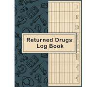 Returned Drugs Log Book: The Essential Tool to Organize, Track, and Document All Your Medication Returns and Expired Drugs