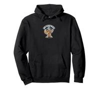 Returning Hero from Space Peace Sign Moon Trophy Vintage Pullover Hoodie