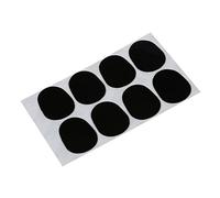 RETYLY 8pcs Alto/Tenor Saxophone Sax Mouthpiece Patches Pads Cushions Black-0.8mm