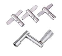 RETYLY Battery Keys 4 Pack Drum Tuning Keys With Continuous Motion Speed Key Percussion Instrument Parts For Drummers