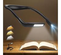 RETZLA Reading Light for Book Lovers, Rechargeable 2000mAh 10-80Hrs Eye-Friendly Wide Lamp Booklight, Birthday Christmas Stocking Stuffers for Men Women Readers, Camping Knitting Crochet Accessories