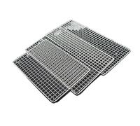 Reu 304 inless Steel BBQ Grill Mat - Non-Stick Mesh Cooking Rack for Perfect Grilling & Barbecue Accessories - Ideal Replacement for All Grill pes
