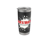 Reuben Power Unleashed Red Name Design Stainless Steel Insulated Tumbler