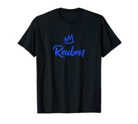 Reuben the King / Blue Crown & Name for Men Called Reuben T-Shirt