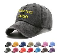Reuhen Custom Baseball Cap with Embroidery Text Logo and Print Photo,Image, Personalized Adjustable Classic Washed Vintage Trucker Caps Adjustable Summer Sun Hat for Man Woman