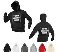 Reuhen Custom Hoodies with Picture and Text,Personalized Sweatshirt Design Add Your Own Image/Text/Photo DIY Print,Couple Hoodies Gift for Man