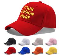 Reuhen Personalised Youth Baseball Cap with Embroidery Text Logo and Print Photo,Image, Custom Adjustable Classic Vintage Trucker Kid Hats, Summer Sun Hat for Boy Girl