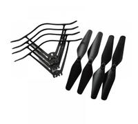 Foldable 12cm 120mm F84 Drone Quadcopter Compatible Spare Parts Kit Propellers Protection Frame Guard(PROPS GUARDS)