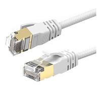 Reulin 1M Cat 7A Ultra Slim - Gigabit Ethernet Network Lan Cable Speed Up to 40Gbs-1000MHz Compatible With Cat5 Cat6 Cat7 Cat7A+ Switch Router Modem For High Speed Networks